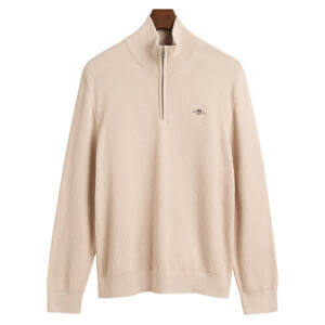 GANT Structured Cotton Half-Zip Sweater